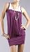 LAKEI Banded Bottom Braided Rope Accent Dress