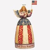 Jim Shore Patriotic Angel American Flag Figurine