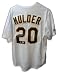 Mark Mulder Autographed Oakland Athletics White Majestic Jersey