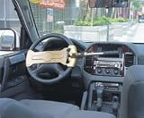 Viper Steering Wheel Lock-Gold- Steering Wheel Anti-Theft Lock with Air Bag Protection Plate