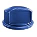 Rubbermaid Commercial Heavy-Duty BRUTE Dome Swing Top Door Lid for 32 Gallon Waste/Utility Containers, Plastic, Blue