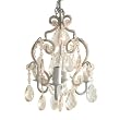 Sleeping Partners 3 Bulb Mini Chandelier - Pink Sapphire