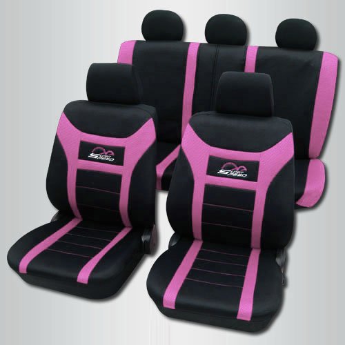 SITZBEZÜGE PINK AUTOSPORT SCHONBEZÜGE KFZ SCHONBEZUG 71