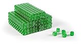 16mm Clear Green Gaming Dice with Rounded Corners - Set of 500