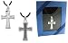 Men's REVERSIBLE CROSS PENDANT on Leather Cord - Gift Boxed