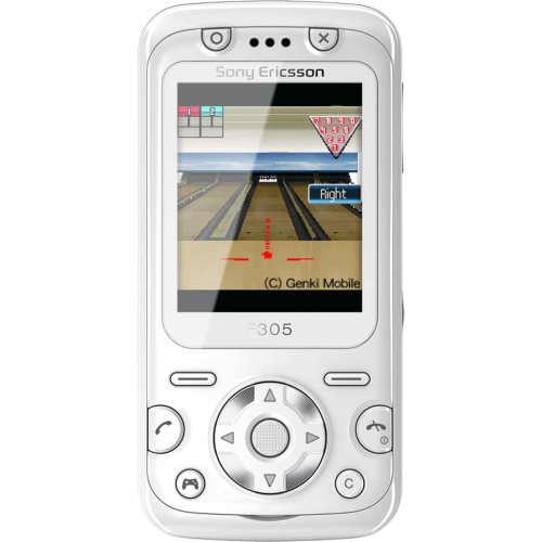 Sony Ericsson F305 Quadband Cellular Phone - 2mp Camera - International Version with No Warranty (White)