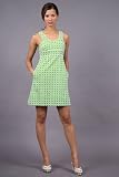 Lime Print A-Line Dresses by Shoshanna
