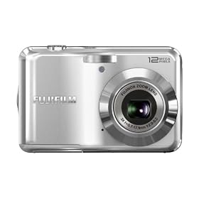 Fujifilm FinePix AV100 Digital Camera - Silver (12 MP, 3x Optical Zoom) 2.7 inch LCD