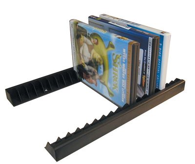Armotec 7300 DVD Flat Mount Rail Black (Pair)