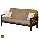 E Street Full Futon Coffee Bean