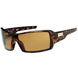 Fox Racing The Duncan Adult Racewear Sunglasses w/ Free B&F Heart Sticker Bundle - Tortoise/Bronze