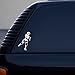 Roller Derby Girl Decal Sticker small