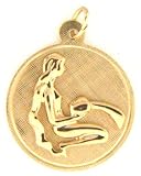 Aquarius, 14K Gold Charm