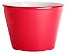 Zak Designs Red /White 10-Inch Two-Tone Popcorn Bowl