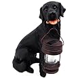 Black Labrador Retriever Solar Garden Light Dog Lab
