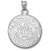 Phoenix Suns 3/4in Sterling Silver Basketball Pendant