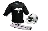 Oakland Raiders Kids/Youth Football Helmet Uniform Set