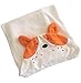 Baby Hooded Bath Towel – Cute Orange Puppy Dog Animal Design – 100% Cotton Material