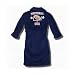 Boy's "Football USA" Fleece Robe in Dark Blue