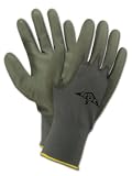 Magid ROC JDW150 Polyester Glove, Polyurethane Palm Coating, Knit Wrist Cuff, 10