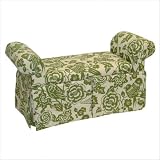 Storage Bench with Canary Moss Style
