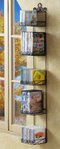 Cd/Dvd Storage Media Wall Rack by Winston Brands