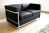 Le Corbusier-style de Petite Leather Loveseat