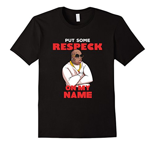 Men's ORIGINAL "Put some RESPECK on my Name" T-Shirt 2XL Black