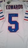 Trent Edwards Signed Authentic Buffalo Bills Jersey