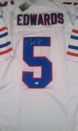 Trent Edwards Signed Authentic Buffalo Bills Jersey