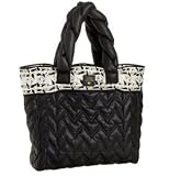 Juicy Couture Quilted Puffy Reversible Bag Tote Angel