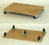 木製平台車　900&times;600mm　耐荷重100kg　GTC-34