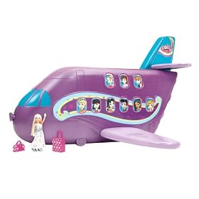 <b>Mattel Polly Pocket Polly-Tastic Jumbo Jet Playset</b>
