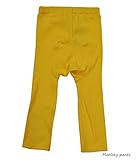 ストレッチ モンキーパンツ 伸縮性抜群スリムパンツ 95cm イエロー