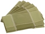 DII Herb Check Napkin, Set of 6