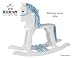 KidKraft Derby Rocking Horse - White with Sky Hair