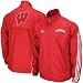 adidas Wisconsin Badgers Cardinal 3-Stripe Full Zip Jacket
