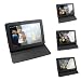 Navitech – Funda de cuero bycast de transporte con soporte ajustable, color negro, para el Asus EeePad Transformer Prime TF201 10.1