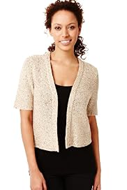 Open Front Sequin Embellished Cardigan