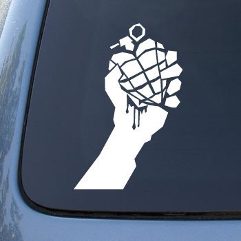 GREEN DAY AMERICAN IDIOT - Vinyl Decal Sticker #A1428 | Vinyl Color: White