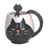 □■□ DECOLE「Concombre」まんまるマグ＆スプーンセット「ＣＡＴ」DE21707 □■□の画像