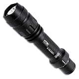 LiteXpress LXL437001 X-Glow 1 Aluminium-Taschenlampe, 1 Cree Hochleistungs-LED mit Lichtleistung bis zu 152 Lumen, Leistungsangabe nach ANSI-Standard, schwarz