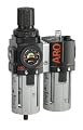 Ingersoll Rand C38341-600-VS 1/2-Inch Filter-Regulator-Lubricator Combination, Black/Gray