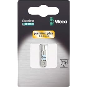 Wera 073621 1 TZ Diamond Coated Torx 15 Bit