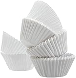 500 pcs - Reynolds White Paper Cupcake Cup Liners - STANDARD Size