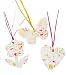 Biodegradable Paper Ornament Embedded with Flower Seeds, Set of 3