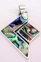Abstract Abalone Pendant