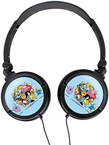 Adjustable Stereo Corded Binaural Headset Adventure Time Custom Headphone