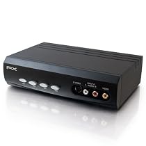 Cables To Go 28750 4x2 S-Video, Composite Video and Stereo Audio Selector Switch (Black)