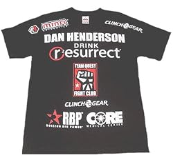 DAN HENDERSON CLINCH GEAR "UFC 75 WALKOUT" SHIRT SIZE MEDIUM
